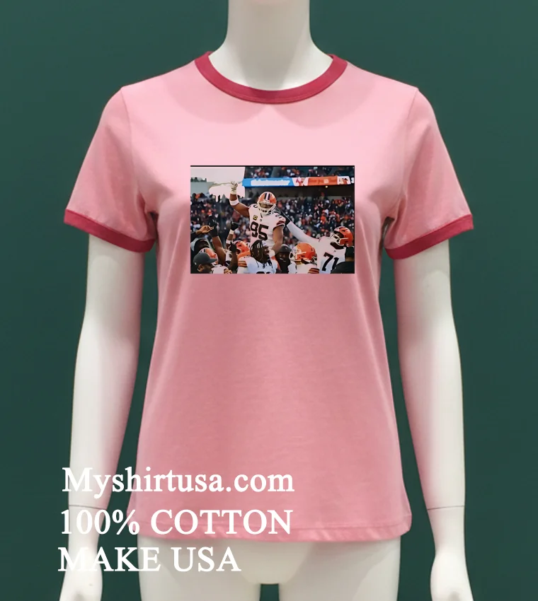 Cleveland Browns Myles Garrett Breaks Nfl Sack Record Shirt Pink T Shirt