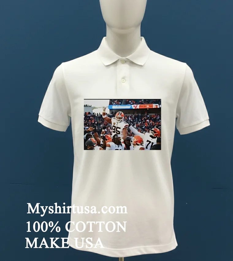 Cleveland Browns Myles Garrett Breaks Nfl Sack Record Shirt - white-t-shirt Cleveland Browns Myles Garrett Breaks Nfl Sack Record Shirt White T Shirt 1