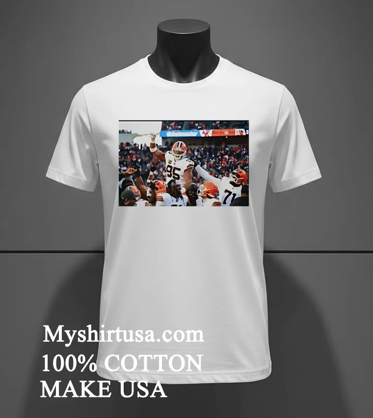 Cleveland Browns Myles Garrett Breaks Nfl Sack Record Shirt White T Shirt 2