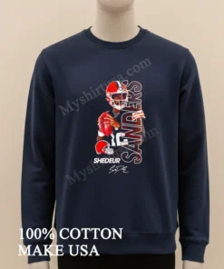Cleveland Browns Shedeur Sanders Signature Baseball new t-shirt