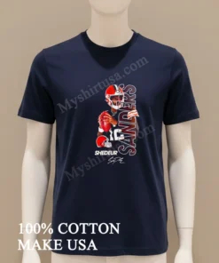 Cleveland Browns Shedeur Sanders Signature Baseball new t-shirt