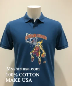 Cleveland Cavaliers Men’s Basketball Skeleton Player Fire Shirt