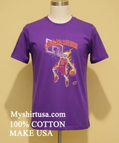 Cleveland Cavaliers Men’s Basketball Skeleton Player Fire Shirt