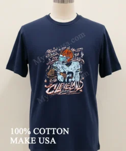 Cleveland Football Perfect Timing The Land Retro new t-shirt