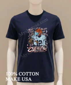 Cleveland Football Perfect Timing The Land Retro new t-shirt