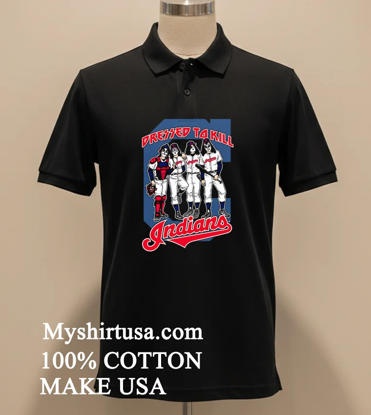 Cleveland Indians X Dressed To Kill Shirt Balck Shirt 2