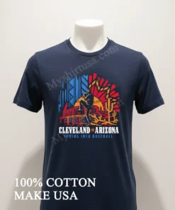 Cleveland To Arizona Spring Into Baseball Pitcher Desert funny america t-shirts