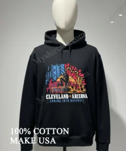 Cleveland To Arizona Spring Into Baseball Stadium Cactus funny america t-shirts