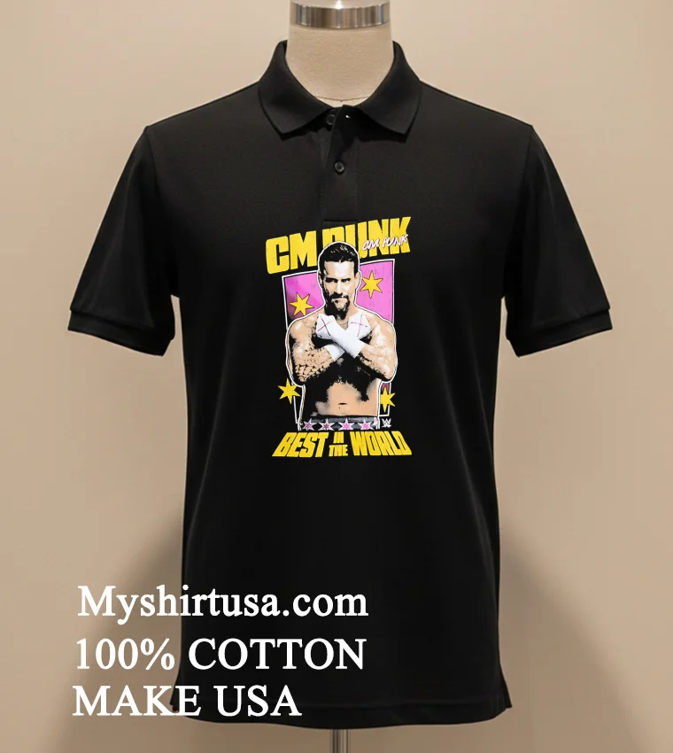 Cm Punk Best In The World Wrestling Graphic Shirt Balck Shirt 1