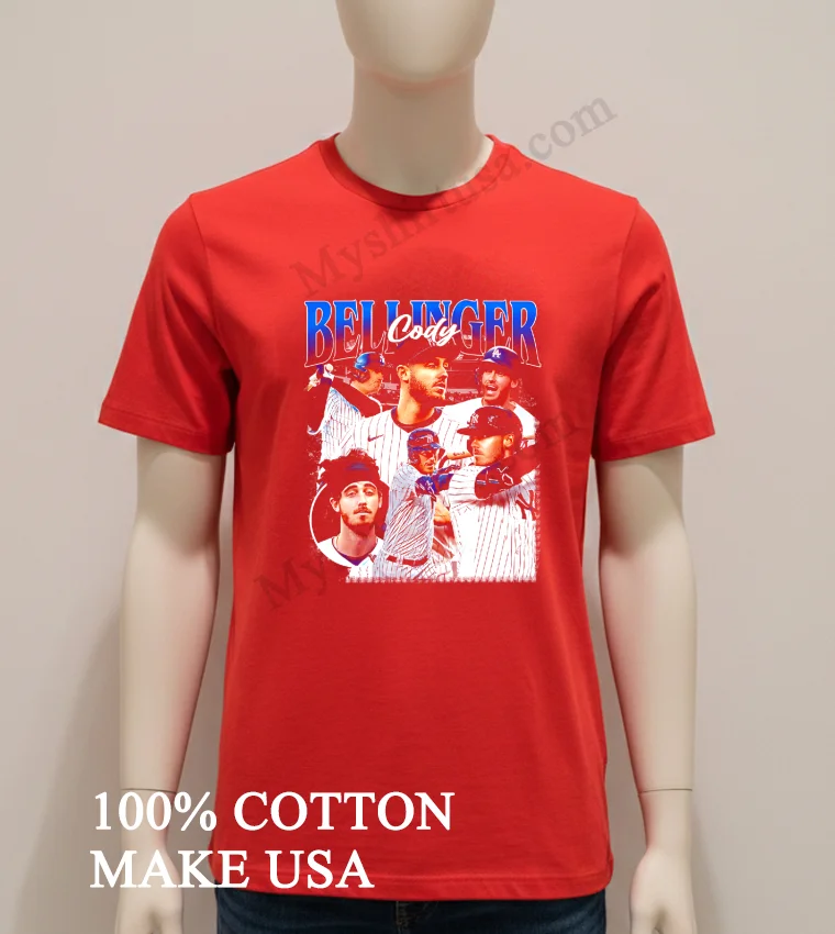 Cody Bellinger New York Yankees Graphic Mlb new t-shirt - red-shirt Cody Bellinger New York Yankees Graphic Mlb Shirt Red Shirt