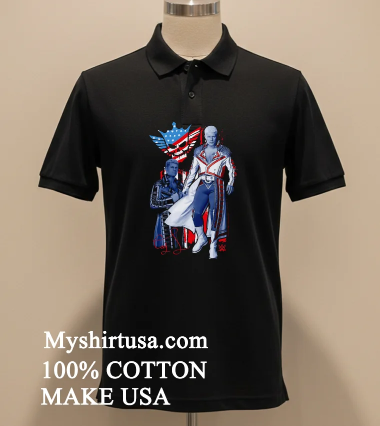 Cody Rhodes American Nightmare Wwe Logo Wrestling Star funny america t-shirts - balck-shirt Cody Rhodes American Nightmare Wwe Logo Wrestling Star Shirt Balck Shirt 1