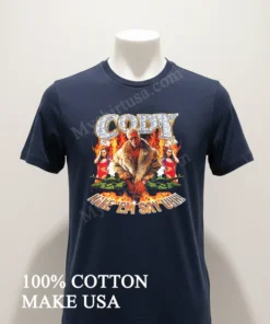 Cody Rhodes Fur Coat Tanks Make Em Say Uhh funny america t-shirts