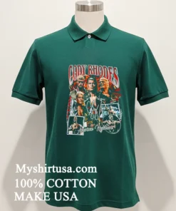 Cody Rhodes Wrester Shirt Green Shirt