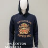 Coffee For The Coffee God Moka Pot Flames Shirt Balck Shirt