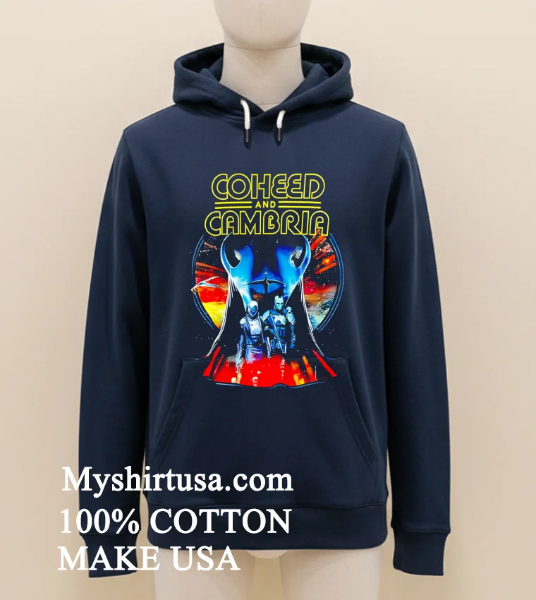 Coheed And Cambria Zombie Graphic Shirt Navy Shirt 1