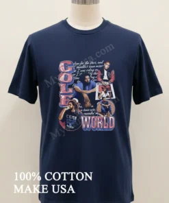 Cole World J Cole Lyric Collage Portrait funny america t-shirts