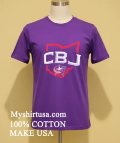 Columbus Blue Jackets Represent Map Logo Shirt