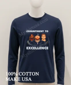 Commitment To Excellence Raiders Players Portrait funny america t-shirts