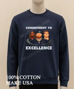 Commitment To Excellence Raiders Players Portrait funny america t-shirts