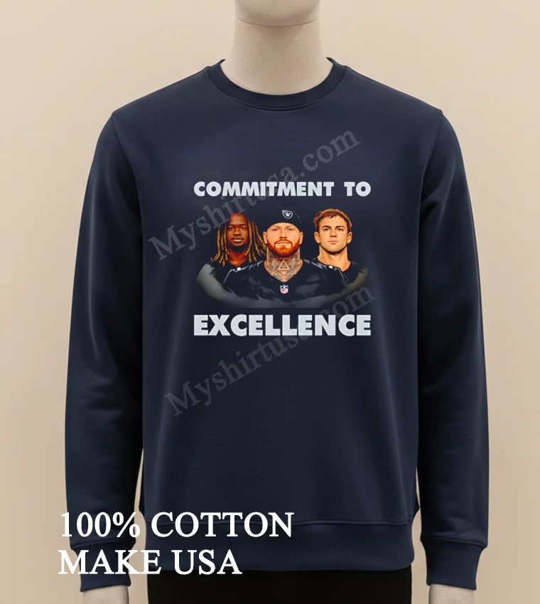 Commitment To Excellence Raiders Players Portrait Shirt Long Sleve Shirt