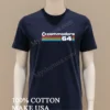 Commodore 64 Vintage Retro 80s Computer Logo Rainbow Shirt Navy Shirt