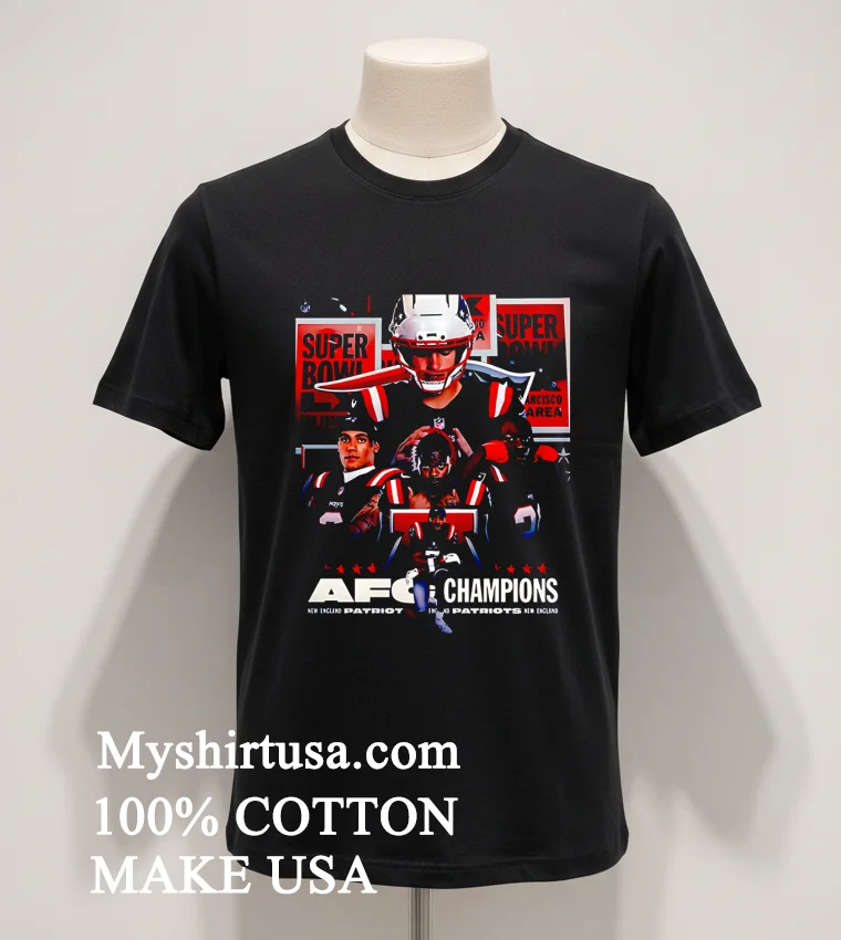 Congrats New England Patriots Wins Afc Champions 2025 26 Shirt - balck-shirt Congrats New England Patriots Wins Afc Champions 2025 26 Shirt Balck Shirt 1