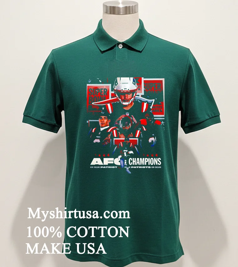 Congrats New England Patriots Wins Afc Champions 2025 26 Shirt Green Shirt