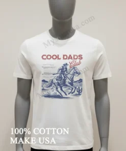 Cool Dads Club Cowboy Riding Horse In Desert funny america t-shirts