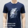 Cosmic Parazite Surreal Shirt Navy Shirt