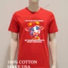 Cow I Try To Be A Nice Person But Sometimes My Mouth Doesnt Cooperate Shirt Red Shirt