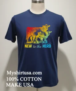 Cow New To The Herd Shirt Navy Shirt 1
