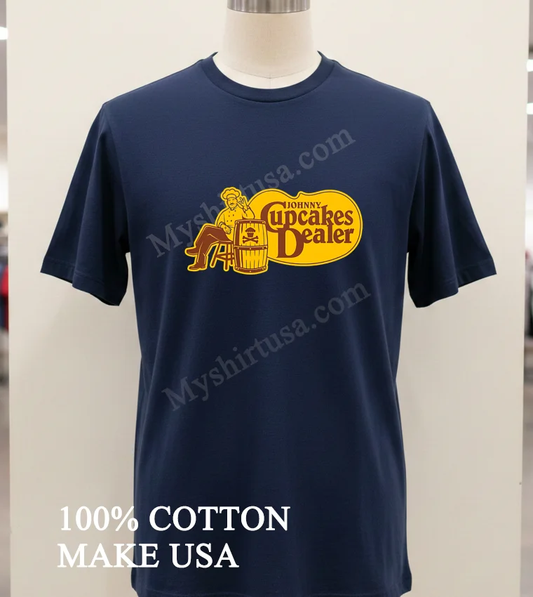 Cracker Barrel Johnny Cupcakes Dealer new t-shirt - navy-shirt Cracker Barrel Johnny Cupcakes Dealer Shirt Navy Shirt 1