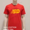 Cracker Barrel Johnny Cupcakes Dealer Shirt Red Shirt