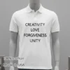 Creativity Love Forgiveness Unity T Shirt White T Shirt 1