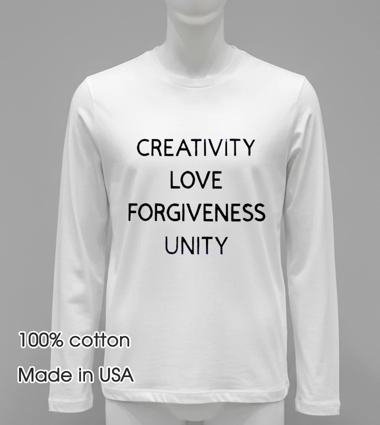 Creativity Love Forgiveness Unity T Shirt White T Shirt