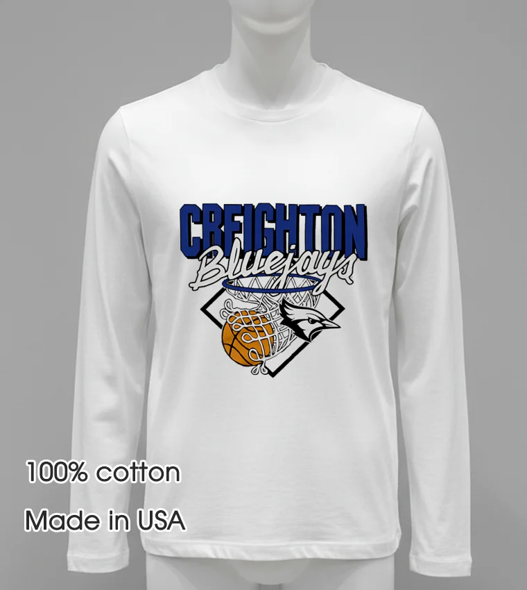 Creighton Bluejays Creighton University Shirt White T Shirt