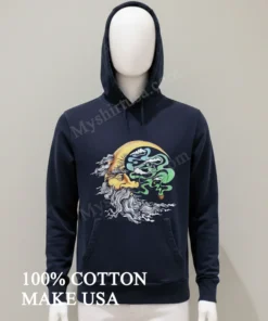 Crescent Moon Man With Beard Smoking Pipe Clouds funny america t-shirts