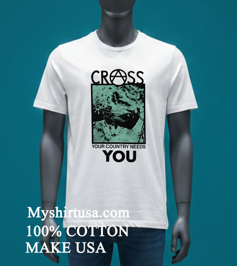 Cross Your Country Needs You Shirt - white-t-shirt Cross Your Country Needs You Shirt White T Shirt 3
