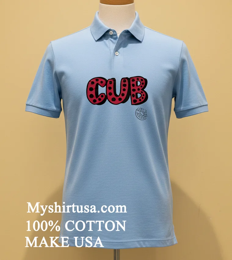Cub Mint Records Shirt Blue Shirt