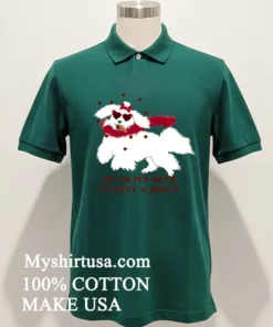 Cute Dog Valentine Me On My Way To Bite A Bigot Shirt