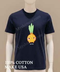 Cute Yellow Onion Character With Pink Cheeks Boil Me funny america t-shirts