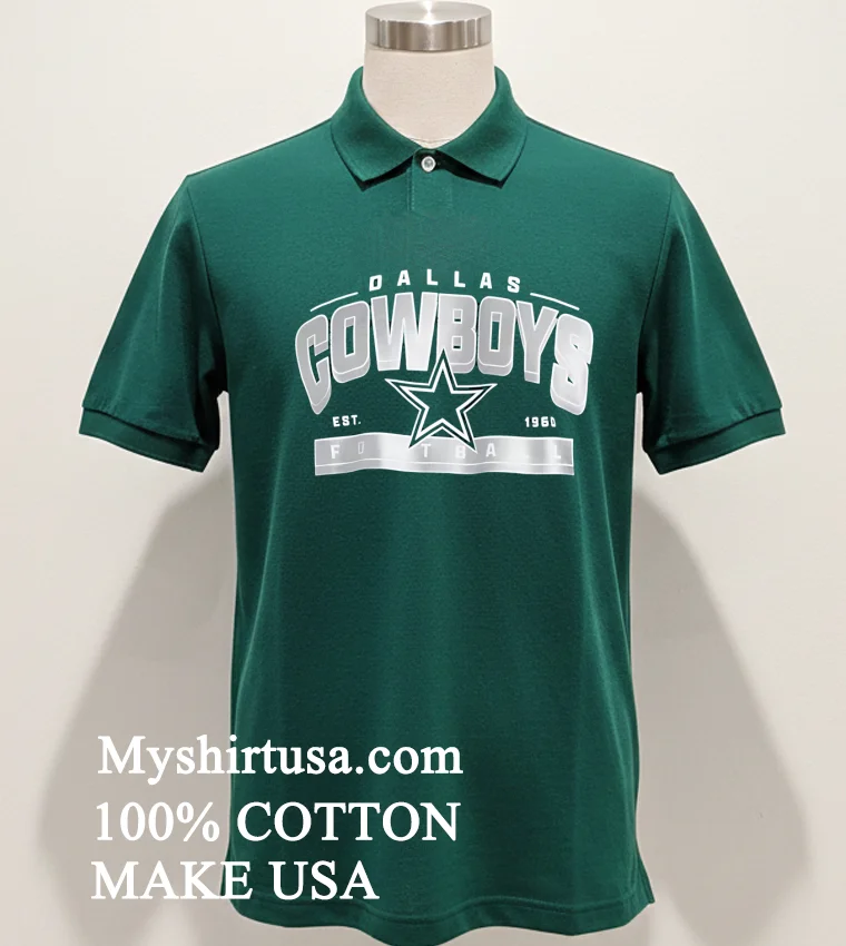 Dallas Cowboys Est 1960 Football Athletic Banner Shirt Green Shirt