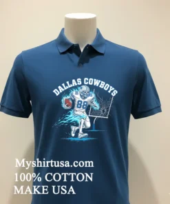 Dallas Cowboys Men’s Football Skeleton Player Burning Shirt