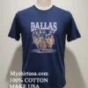 Dallas Cowboys Skeletons On Horses Football Shirt Navy Shirt 1