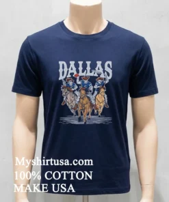 Dallas Cowboys Skeletons On Horses Football Shirt