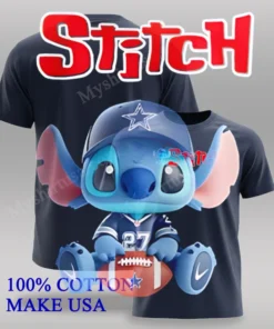 Dallas Cowboys X Stitch Christmas 2025 Two Sides funny america t-shirts