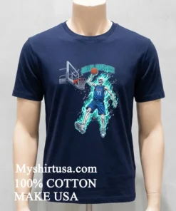 Dallas Mavericks Men’s Basketball Skeleton Player Fire Shirt