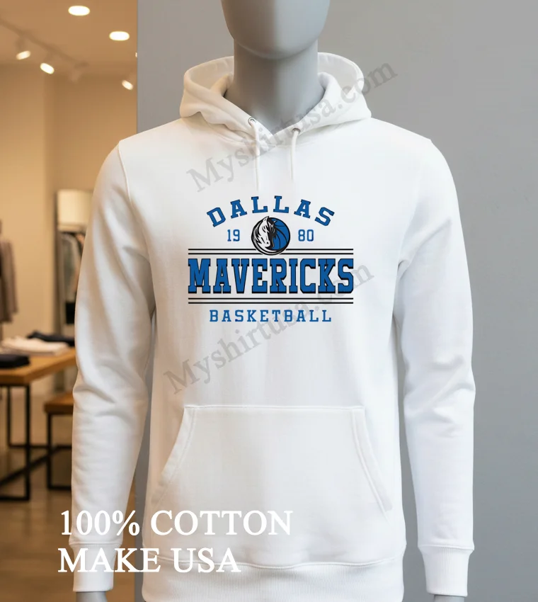 Dallas Mavericks White Sport Drop Bingham Shirt Hoodie Shirt