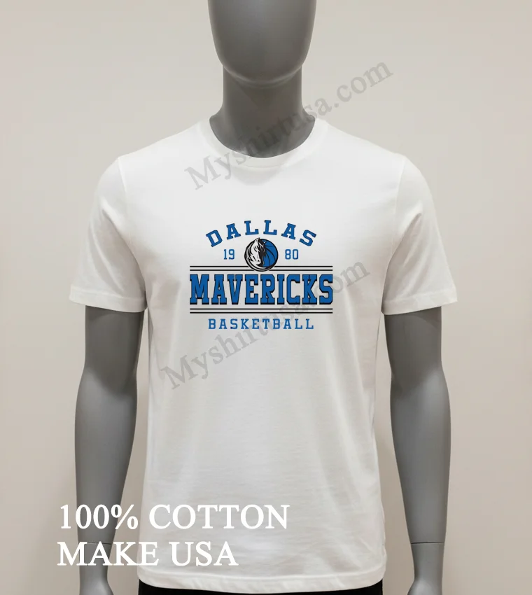 Dallas Mavericks White Sport Drop Bingham funny america t-shirts - white-t-shirt Dallas Mavericks White Sport Drop Bingham Shirt White T Shirt 1