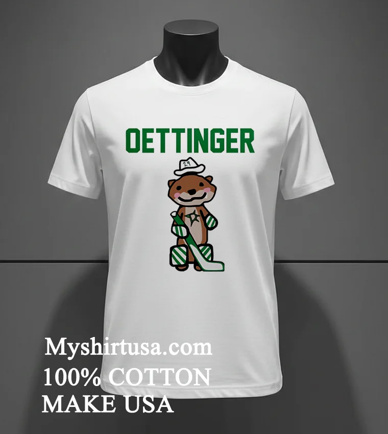 Dallas Stars Oettinger Hockey Weasel Shirt White T Shirt 2